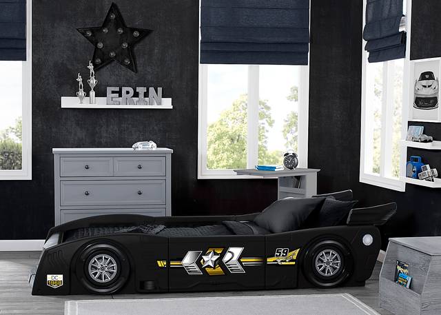 Kids Jeadi Black Twin Car Bed - Thumbnail - Image 5