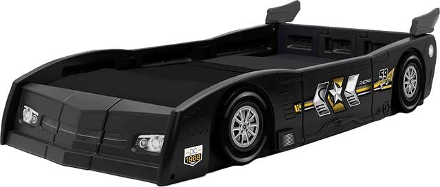 Kids Jeadi Black Twin Car Bed - Thumbnail - Image 1