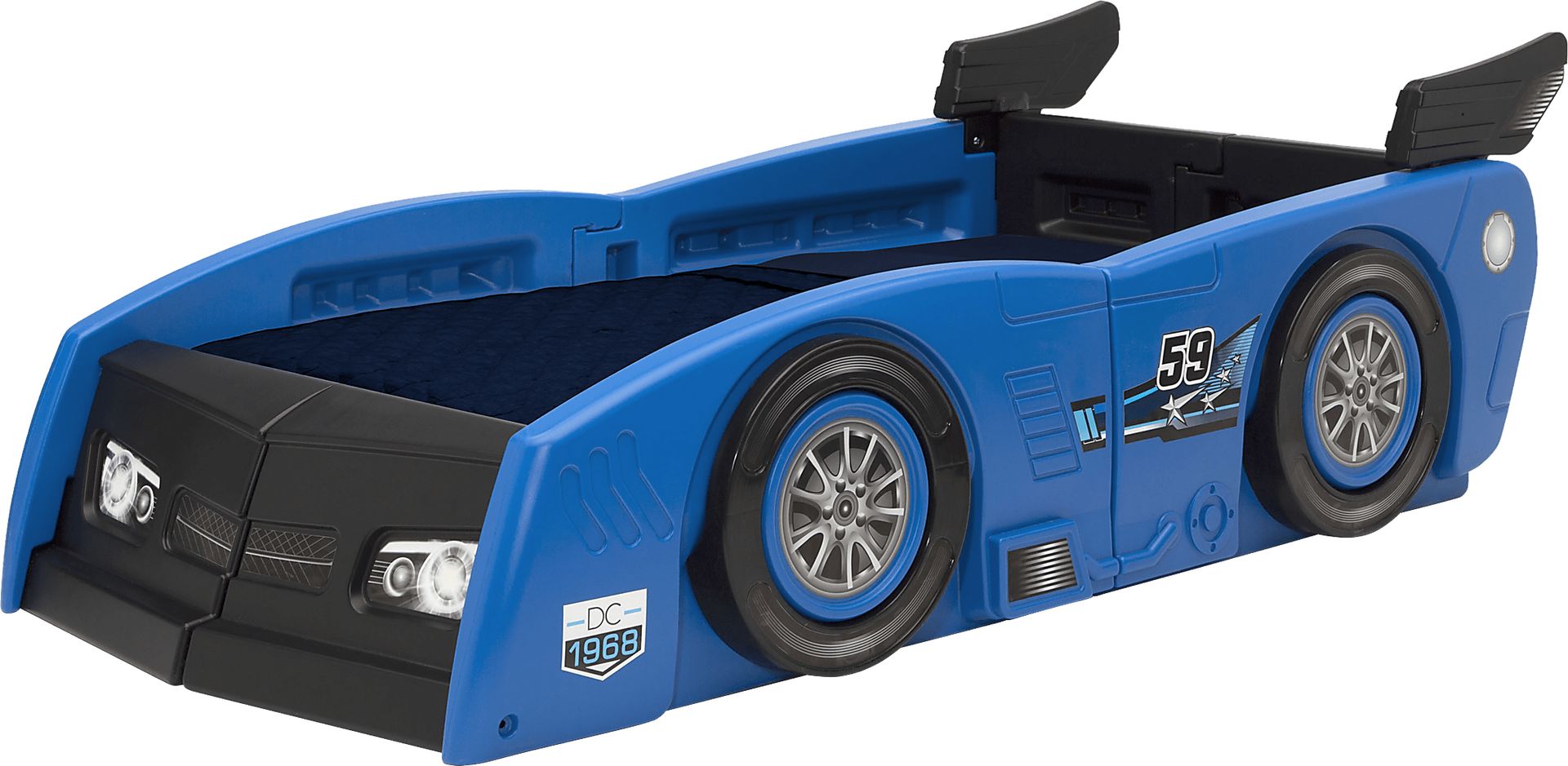 Kids Jeadi Blue Twin Car Bed - Image 1
