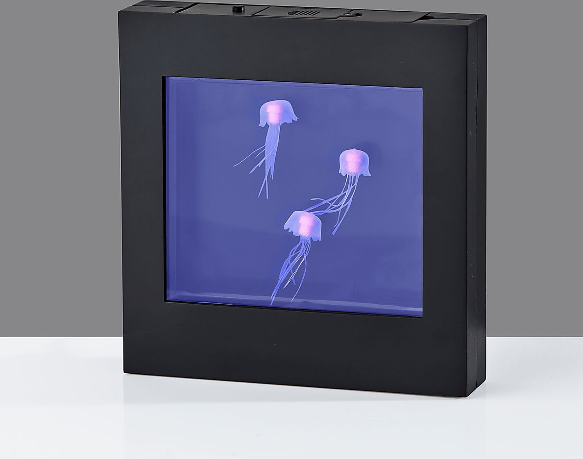 Kids Jellyfish Black Table Lamp