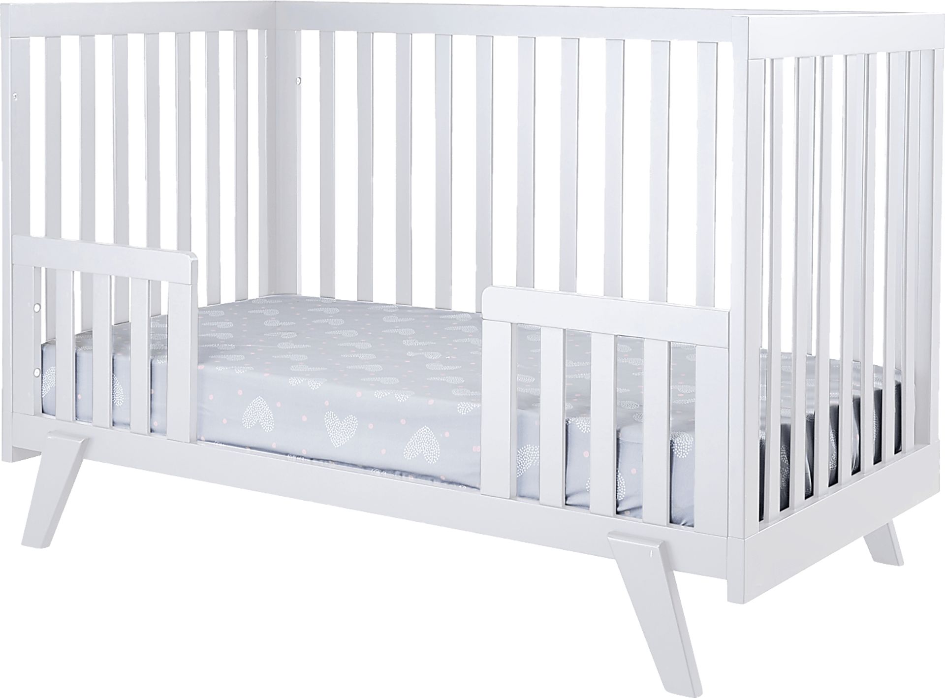 Kids Jemuz White Convertible Crib - Image 3