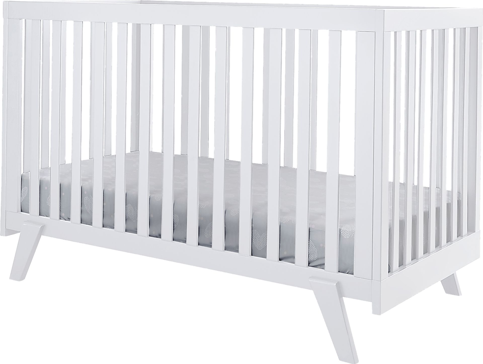 Kids Jemuz White Convertible Crib - Image 1