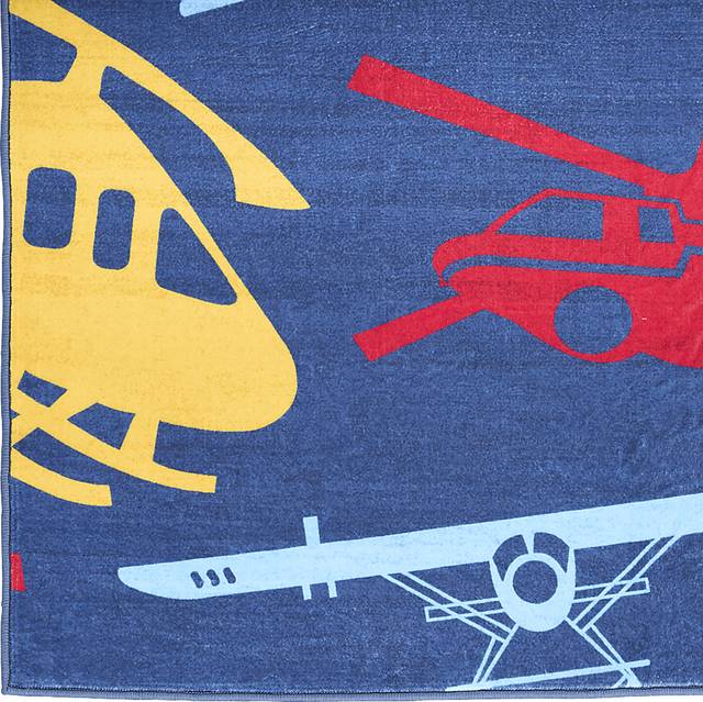 Kids Jet Set Navy 4' x 6' Rug - Thumbnail - Image 3