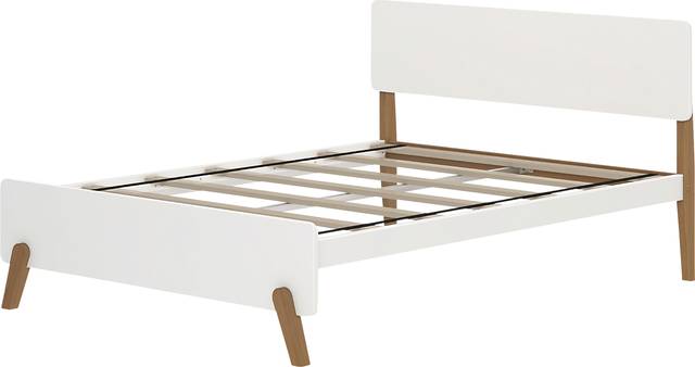 Kids Jirina White Pecan Full Bed - Thumbnail - Image 1