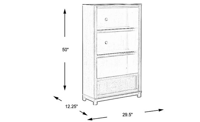 Dimension Image. Please refer to the Dimension Tab on this page for dimension details.