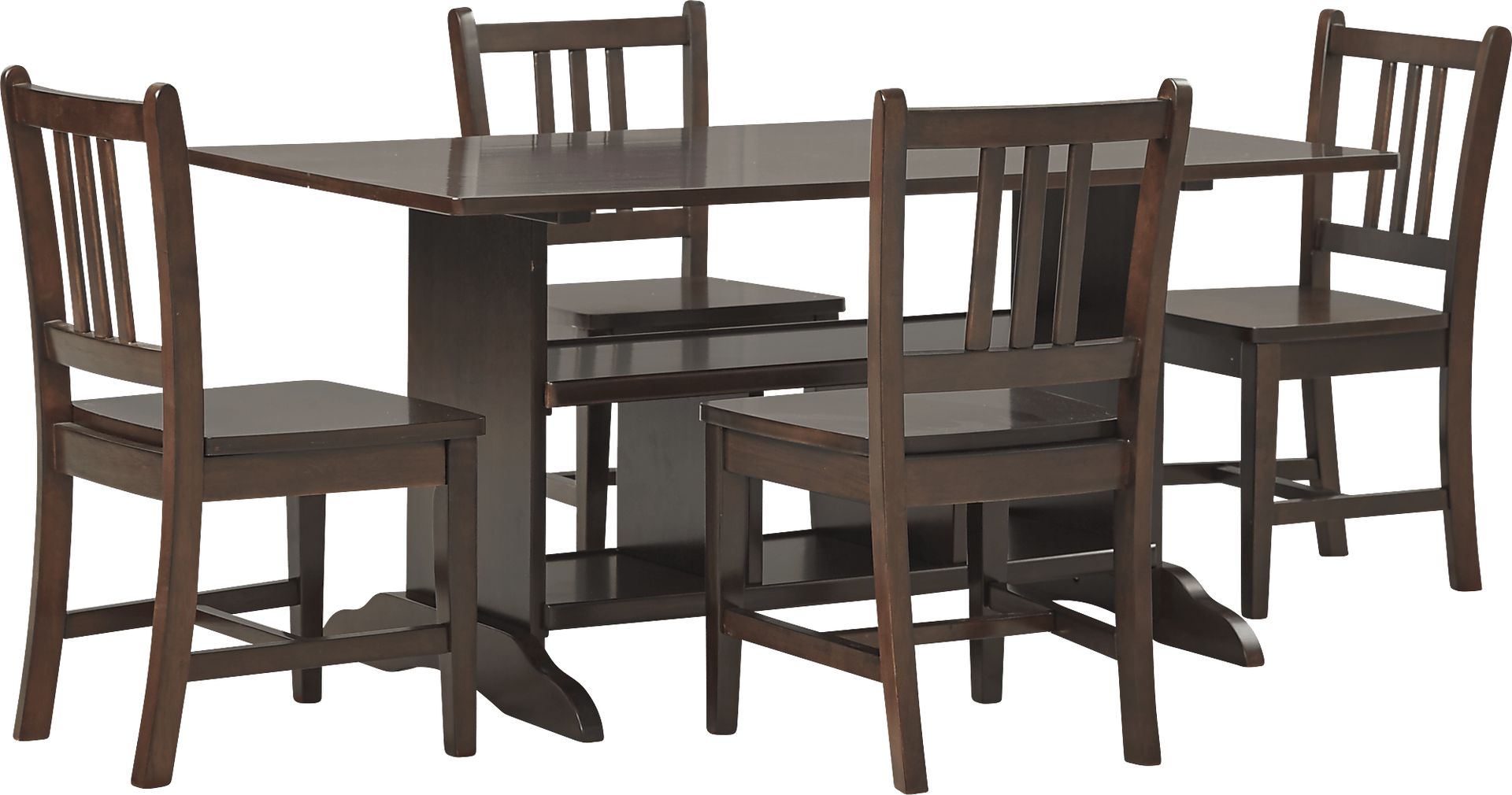 Kids Jo Jo Espresso 5 Pc Storage Table Set - Image 1