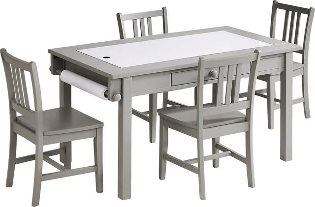 Kids Jo Jo Gray Creativity Table Set - Thumbnail - Image 1