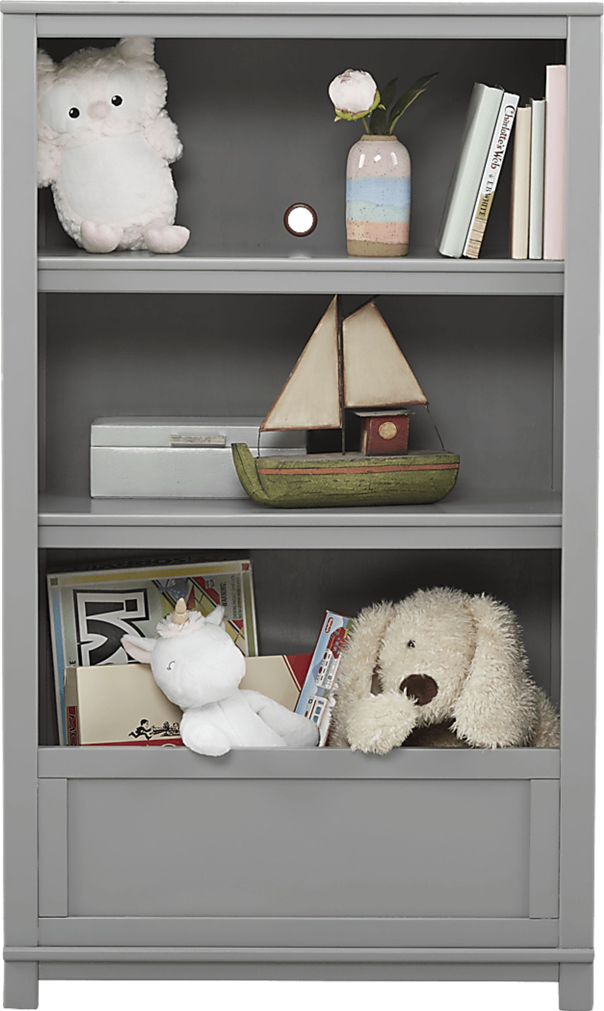 Kids Jo Jo Gray Bookcase - Image 1
