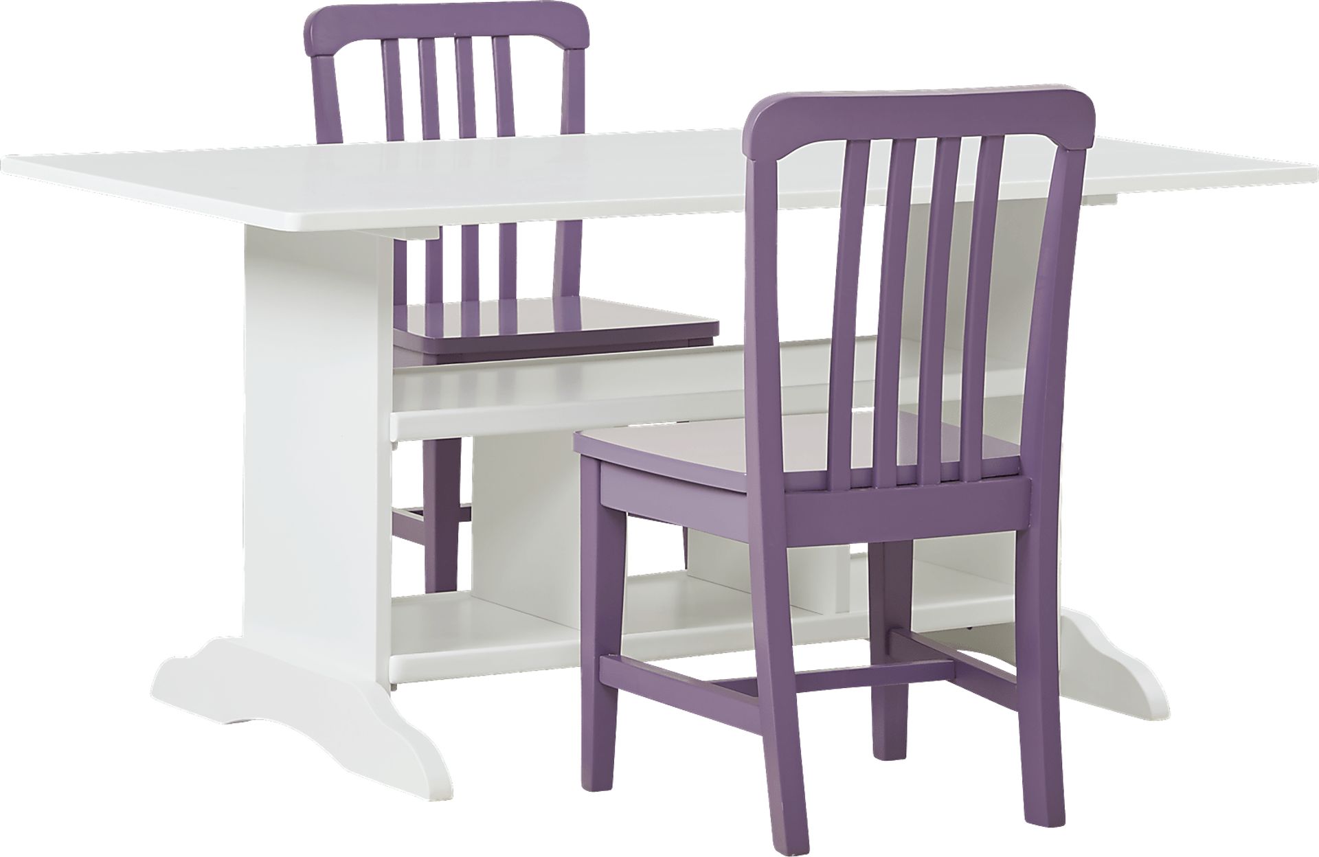 Kids Jo Jo White 3 Pc Storage Table Set - Image 1