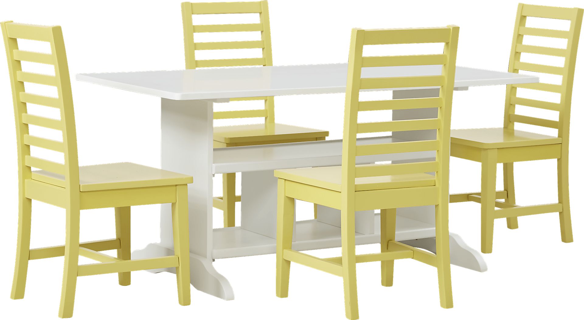Kids Jo Jo White 5 Pc Storage Table Set - Image 1