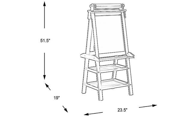 Dimension Image. Please refer to the Dimension Tab on this page for dimension details.