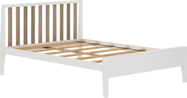 Kids Jolana White Natural Full Bed - Thumbnail - Image 1