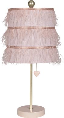 Kids Jolly Flapper Pink Lamp