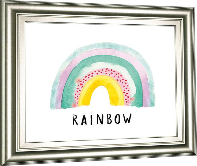 Kids Jolly Rainbow White Artwork - Thumbnail - Image 1