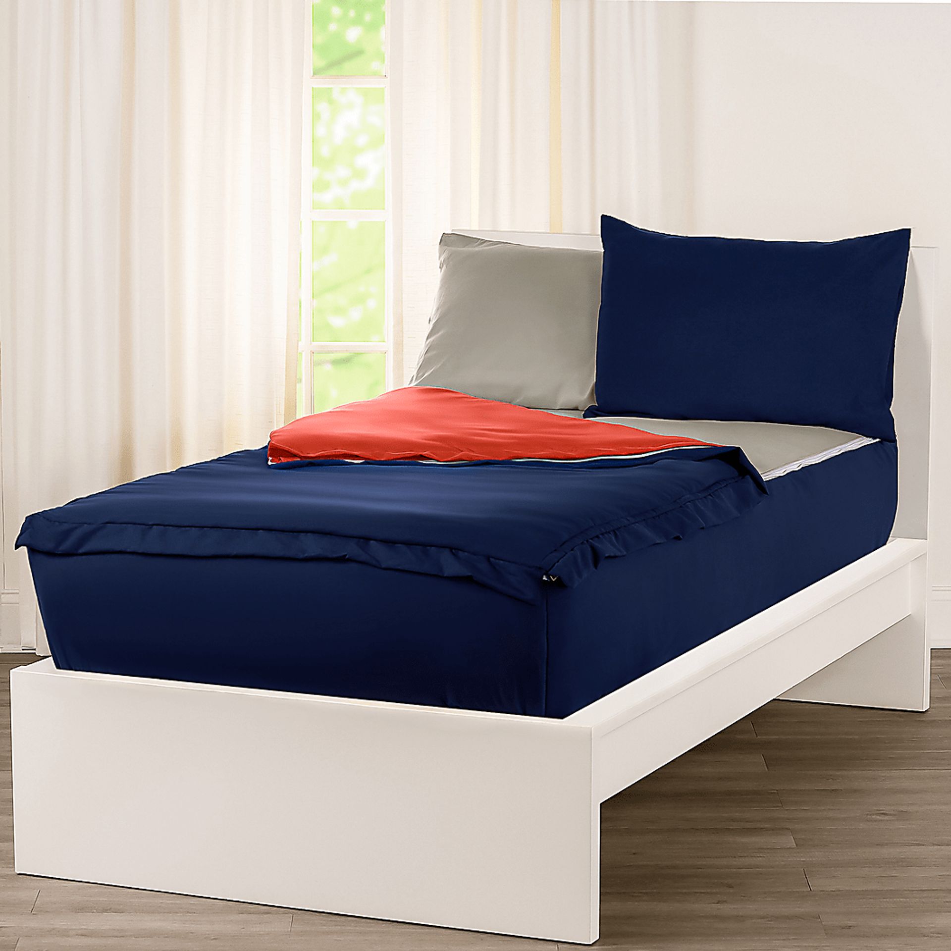 Kids Jonilde Navy 3 Pc Twin Bedding Set - Image 2