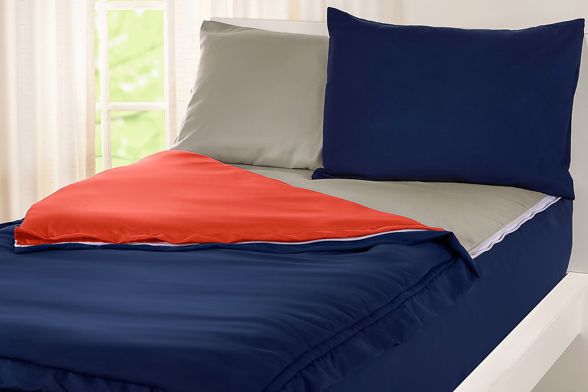 Kids Jonilde Navy 3 Pc Twin Bedding Set - Image 4