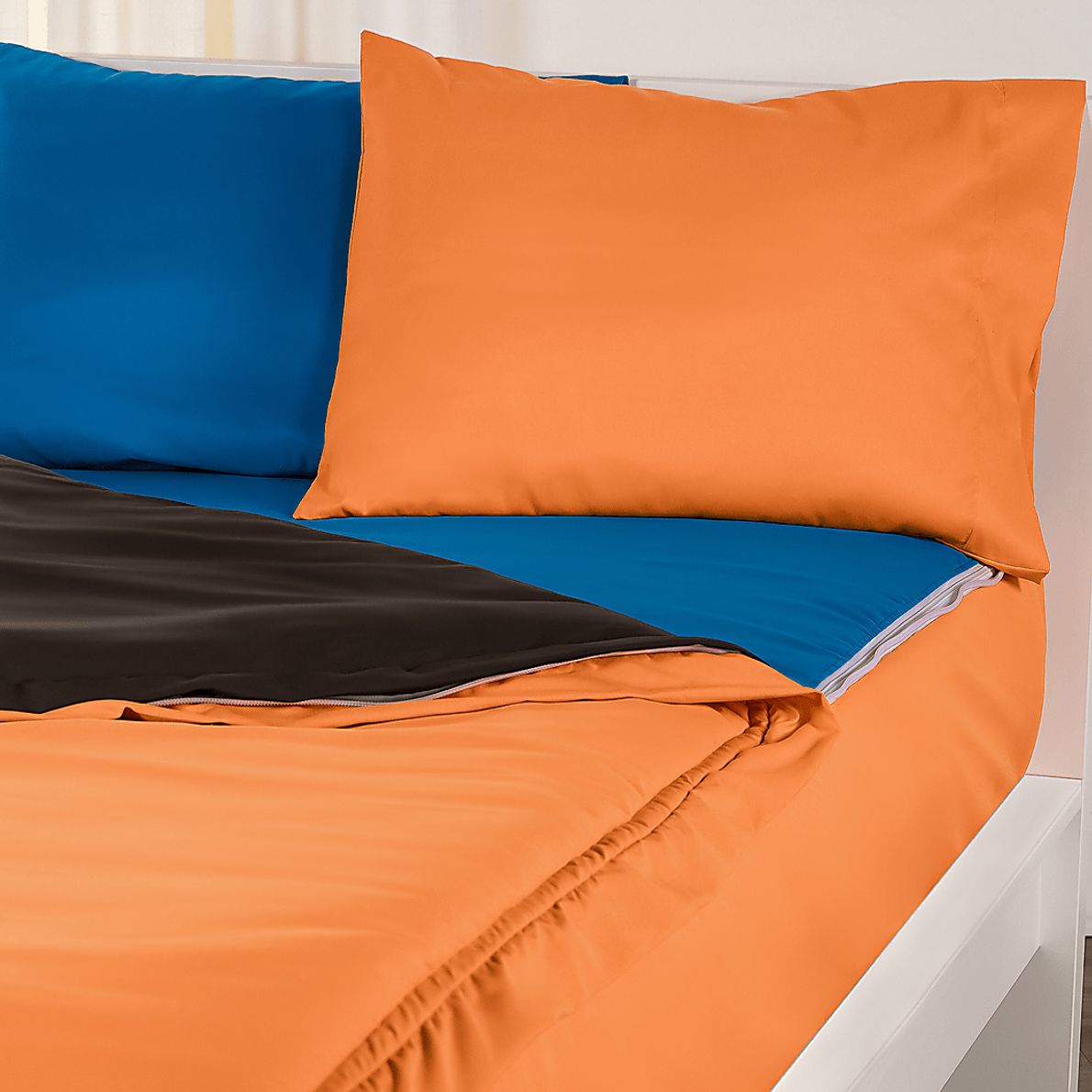 Kids Jonilde Orange 3 Pc Twin Bedding Set Rooms To Go