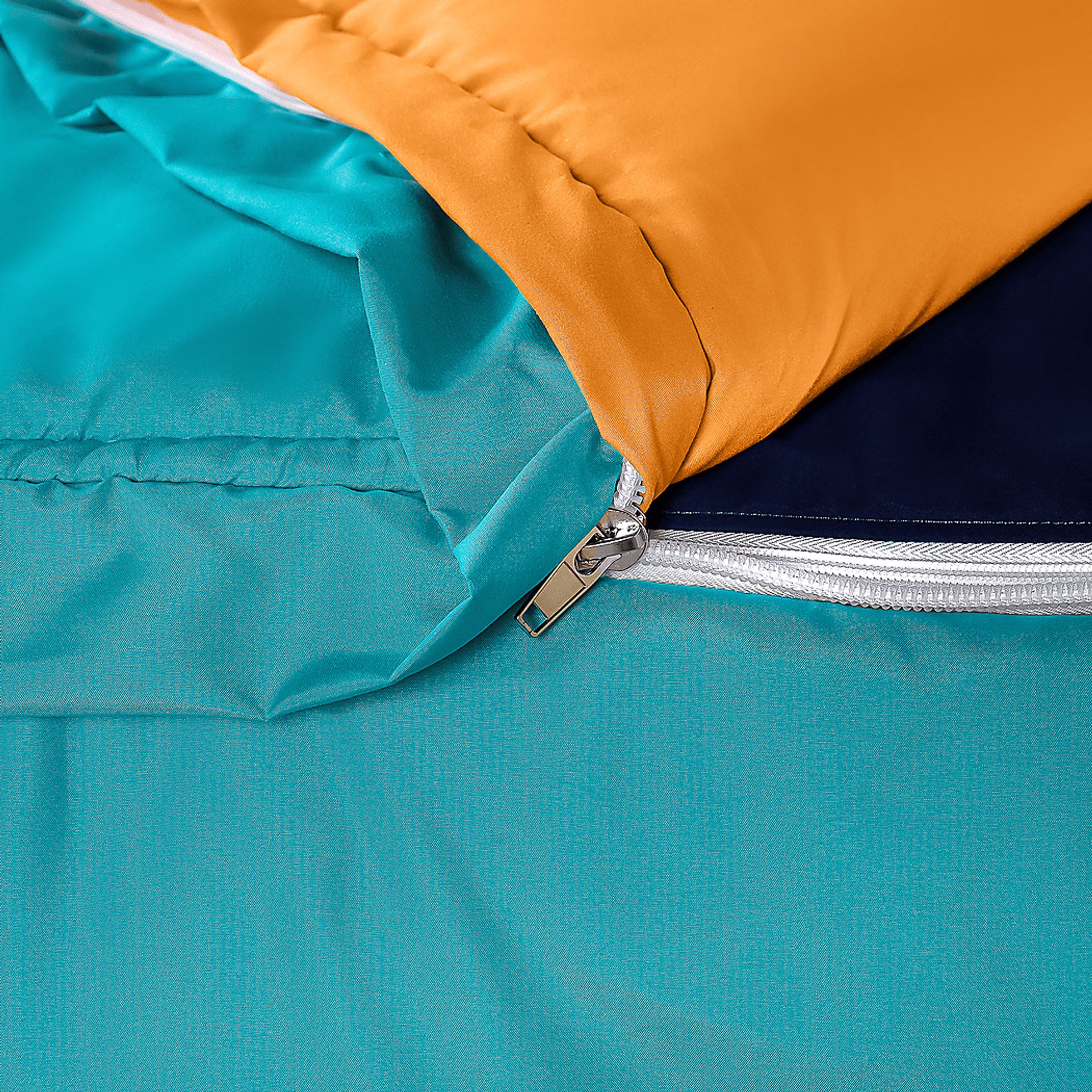 Kids Jonilde Turquoise Orange Full Bedding Set - Image 4