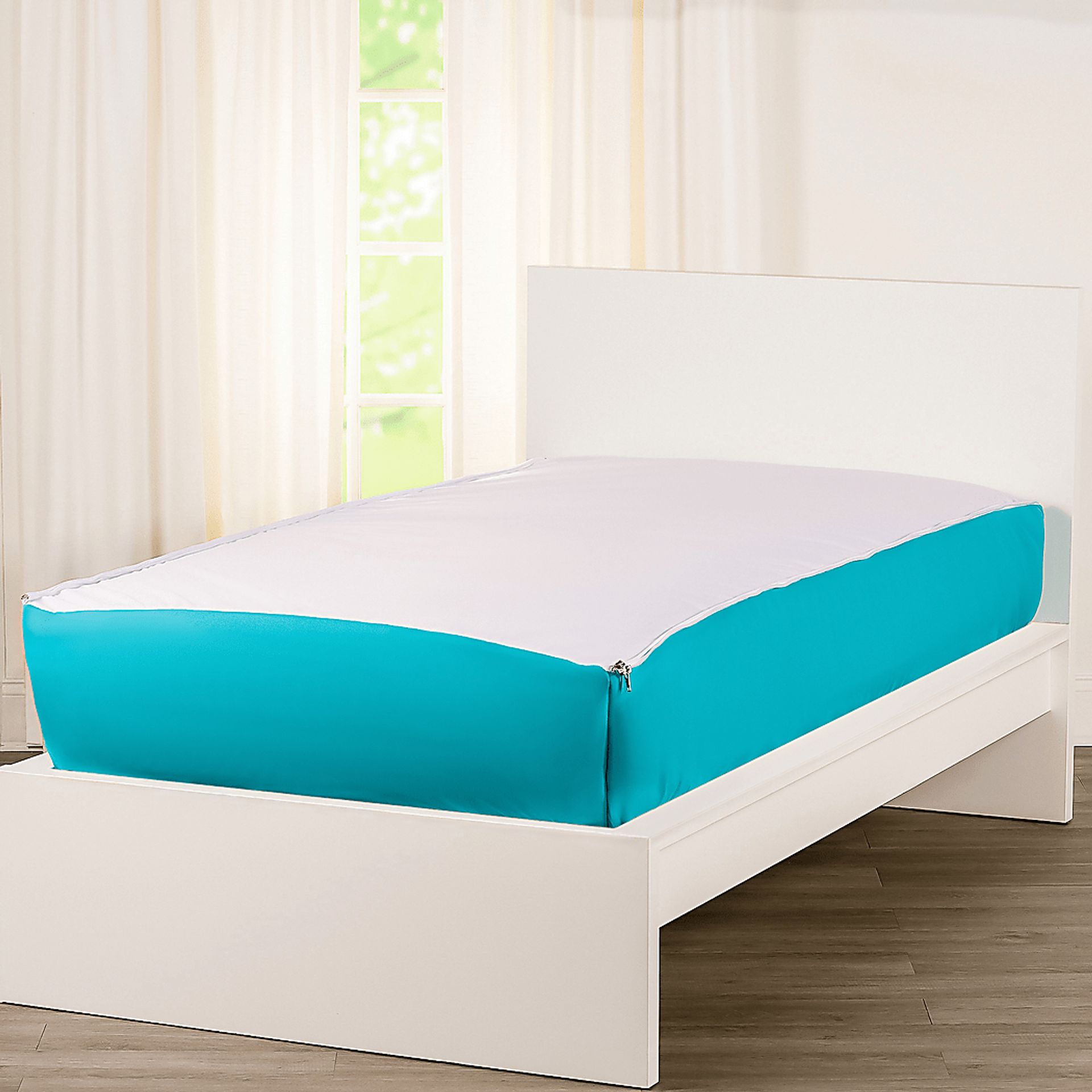 Kids Jonilde Turquoise Orange Full Bedding Set - Image 8