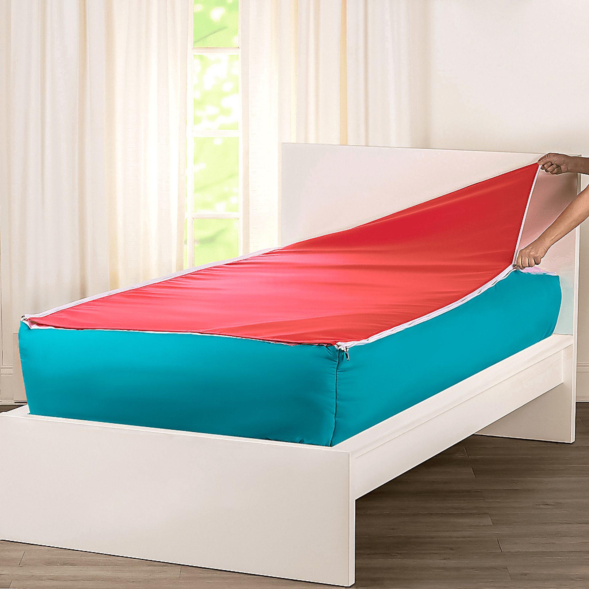 Kids Jonilde Turquoise Yellow Full Bedding Set - Image 9