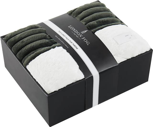 Kids Josip Green Faux Fur Throw - Thumbnail - Image 4