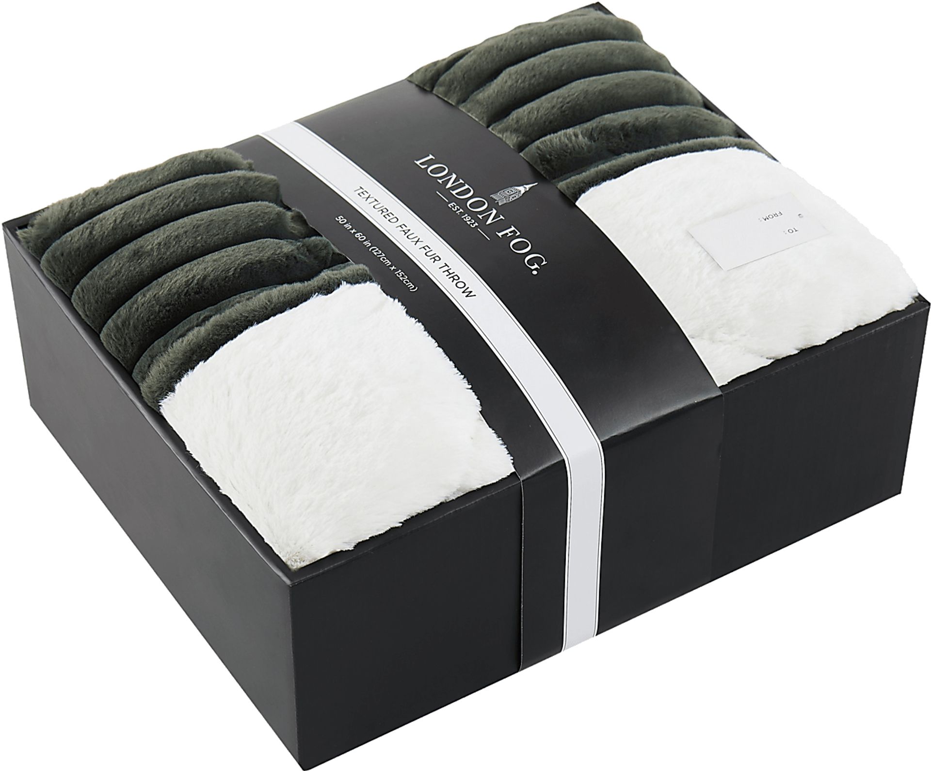 Kids Josip Green Faux Fur Throw - Image 4