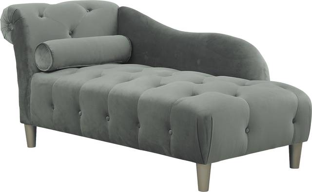 Kids Julietta Charcoal Chaise - Thumbnail - Image 1