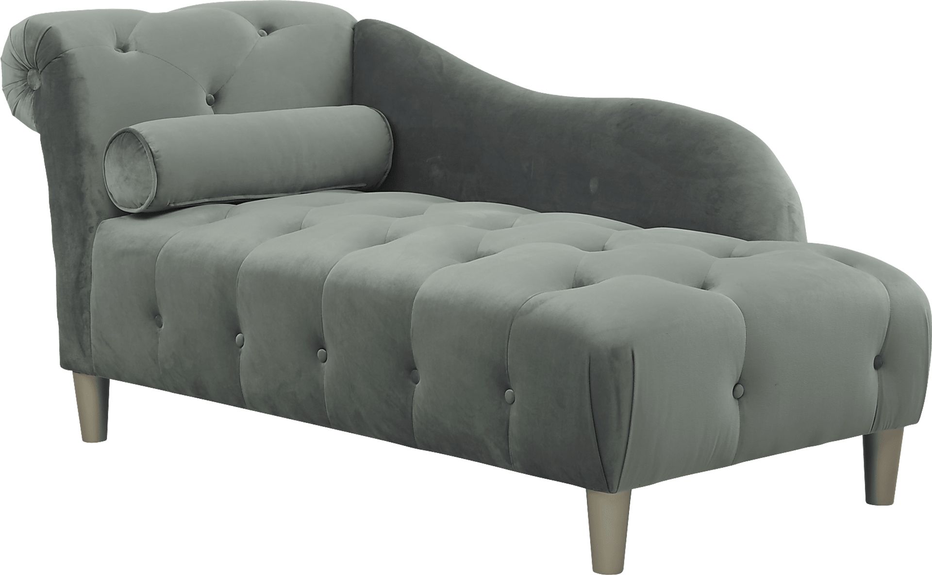 Kids Julietta Charcoal Chaise - Image 1