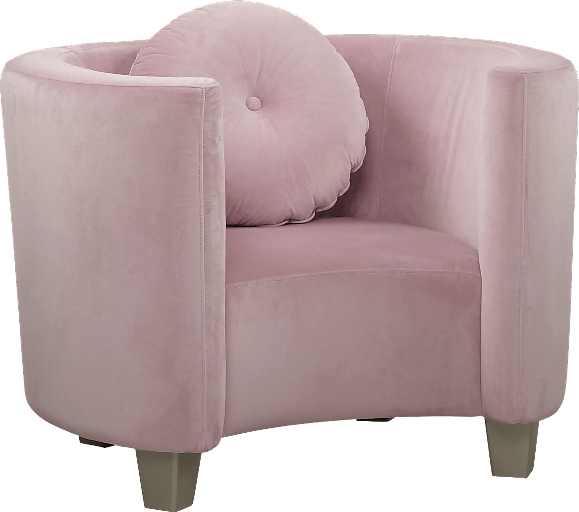 Kids Julietta Pink Round Chair - Image 1