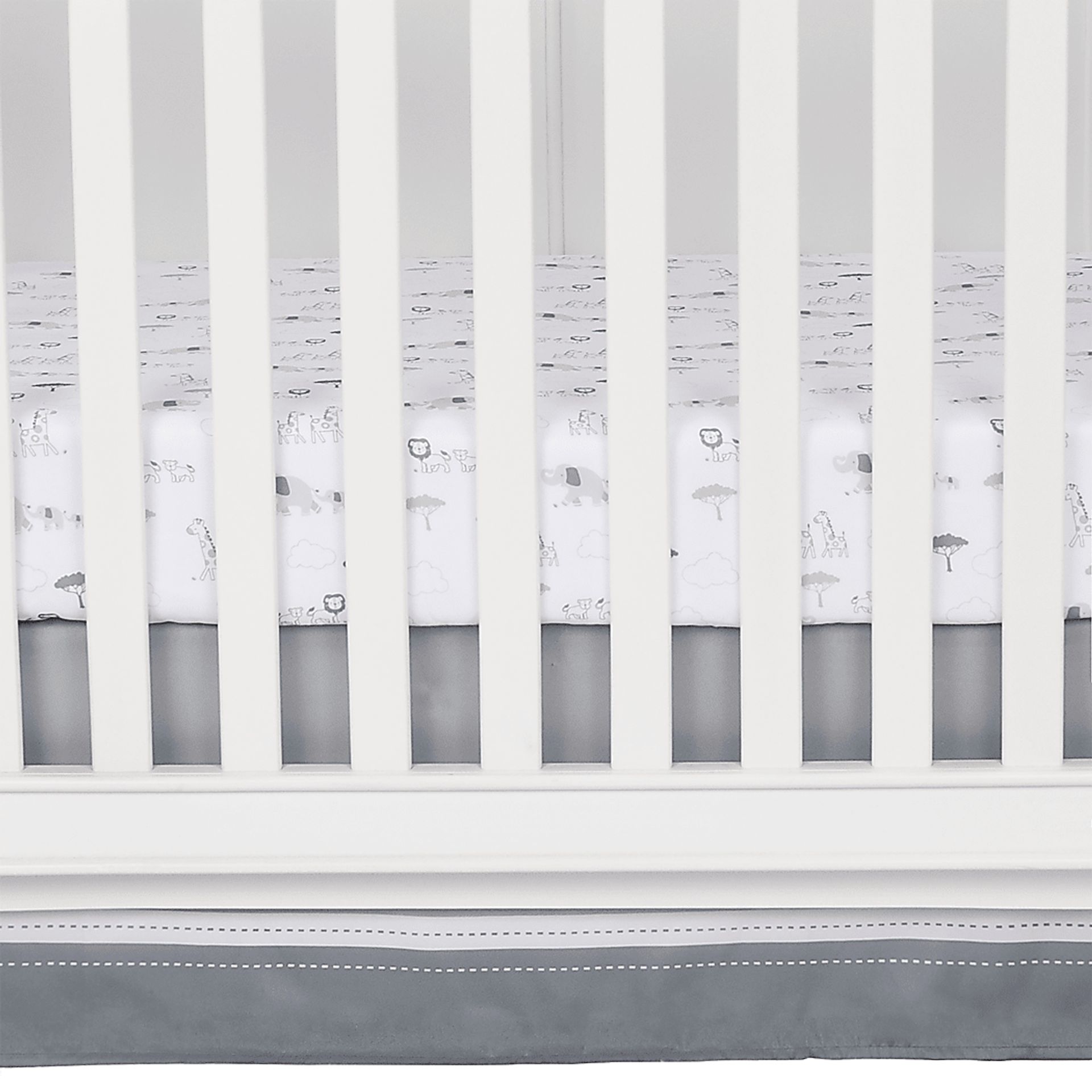 Kids Jungle Baby Gray Baby Bedding Set - Image 11