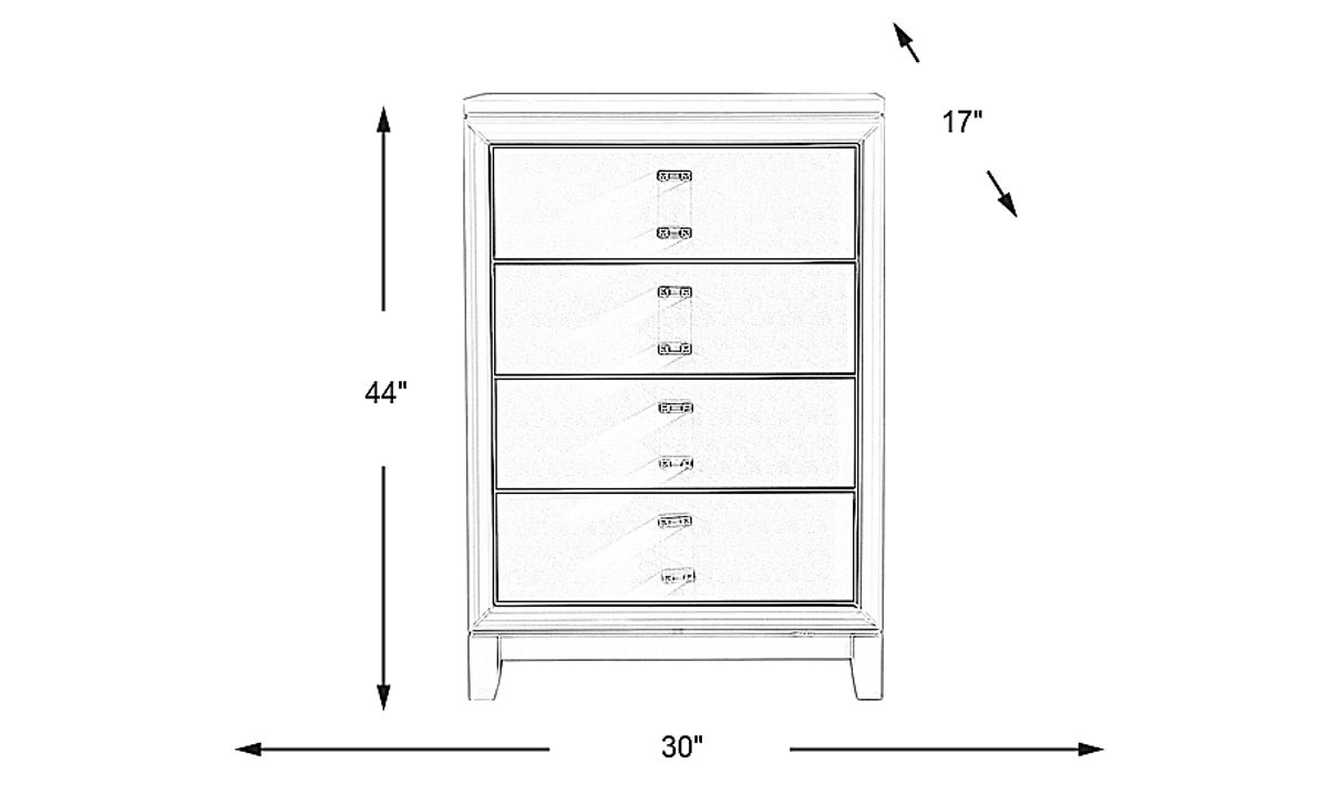 Kids Juno White Chest