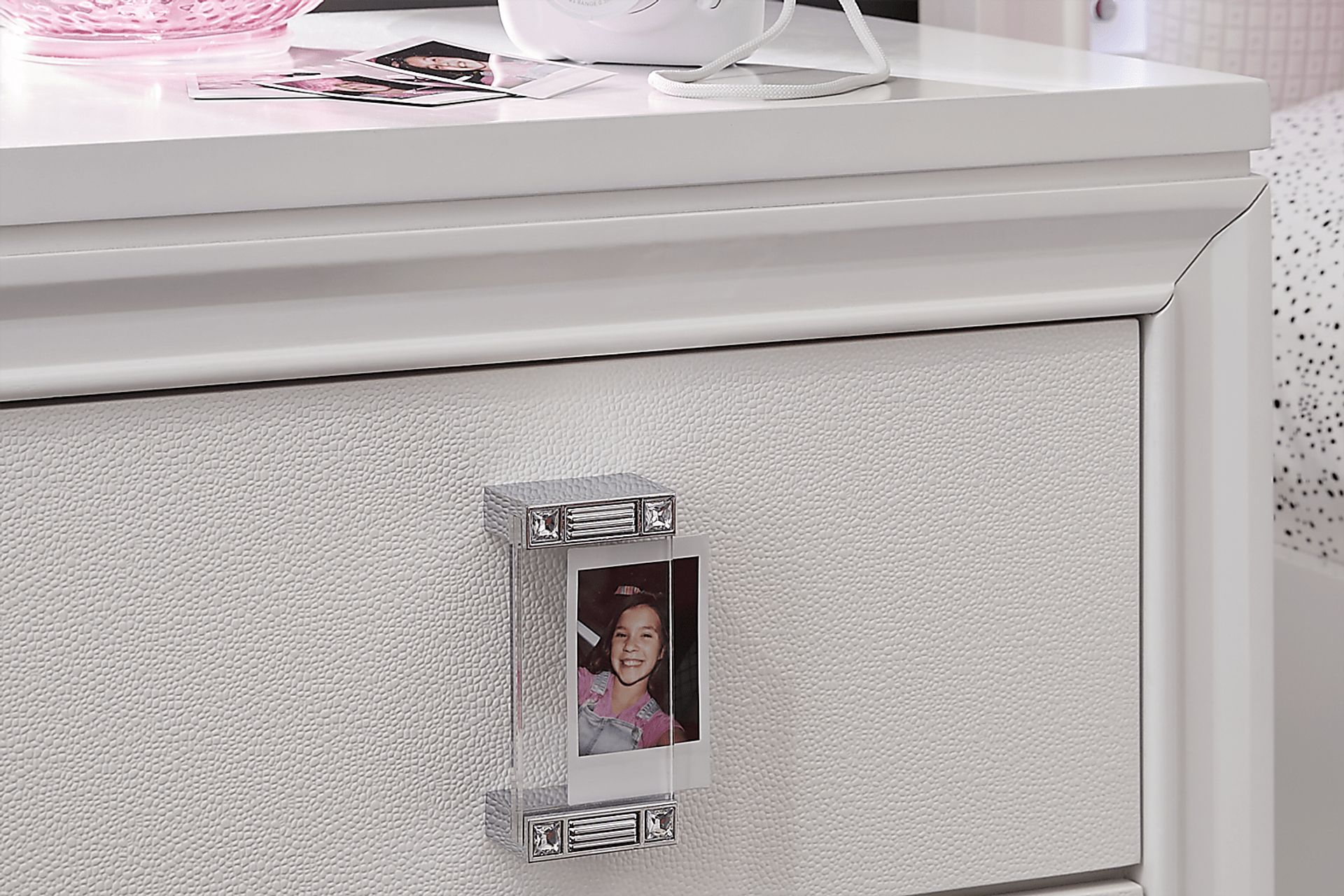 Kids Juno White Nightstand - Image 2