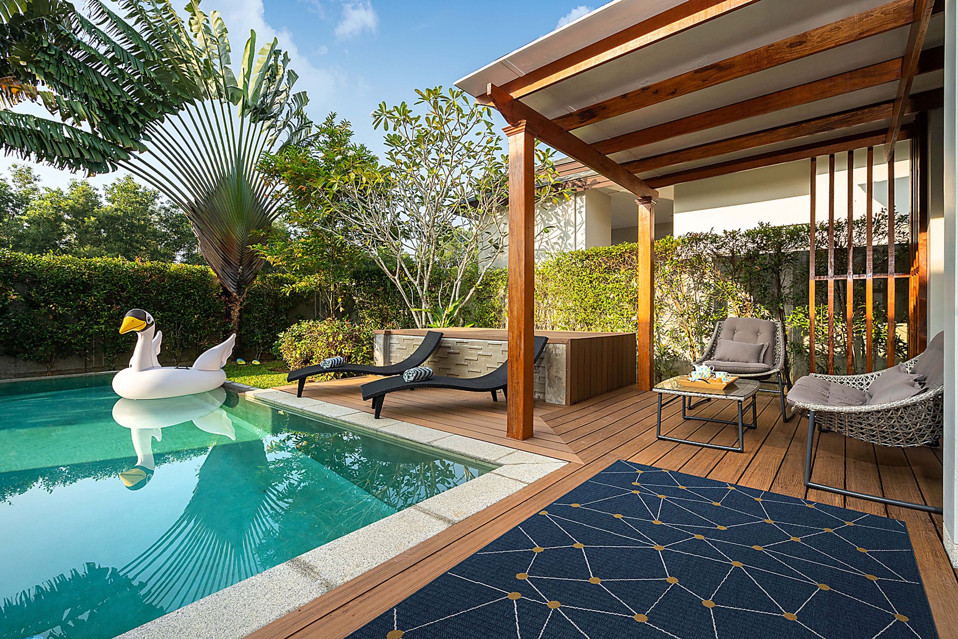 Kids Kahlil Navy 3' x 5' Rug - Image 5