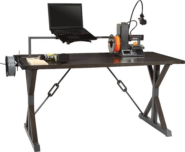 Kids Kaidan Gray Crafting Desk - Thumbnail - Image 5