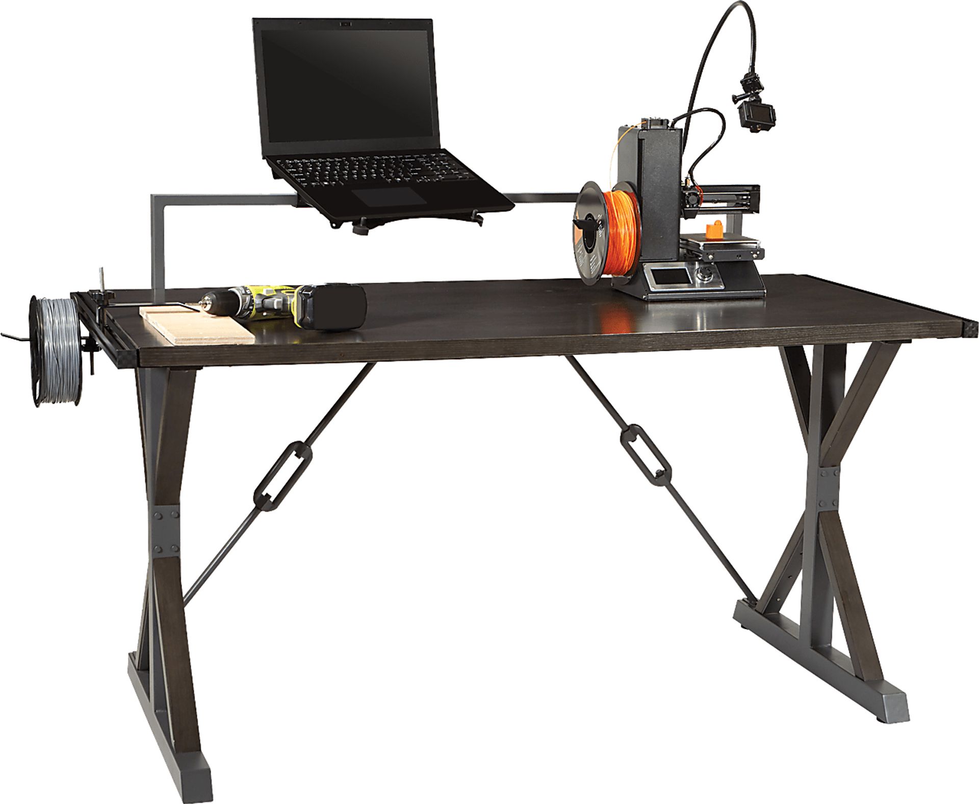Kids Kaidan Gray Crafting Desk - Image 5