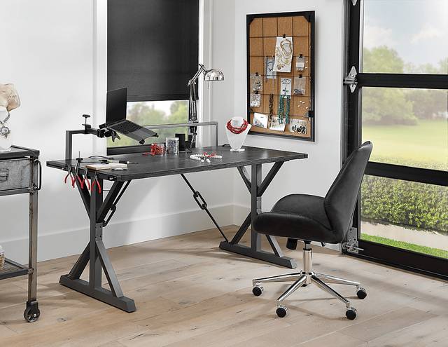 Kids Kaidan Gray Crafting Desk - Thumbnail - Image 6