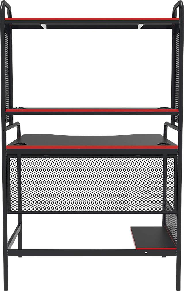 Kids Kaiis Black/Red Gaming Desk - Thumbnail - Image 4