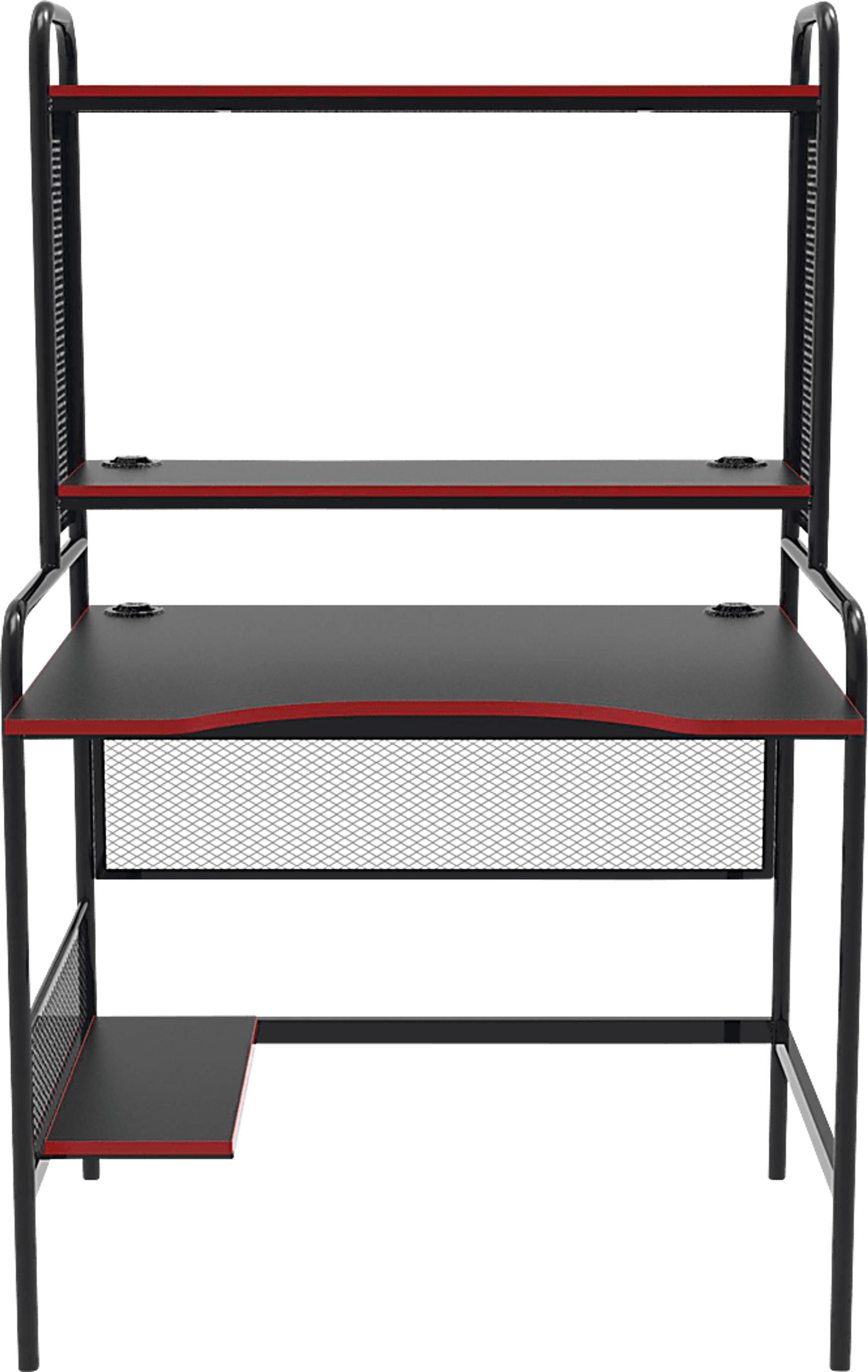 Kids Kaiis Black/Red Gaming Desk - Image 5