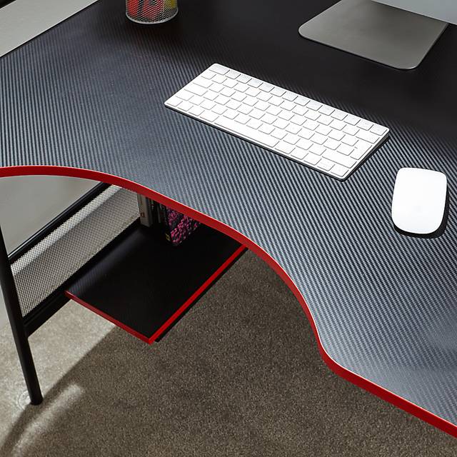 Kids Kaiis Black/Red Gaming Desk - Thumbnail - Image 7