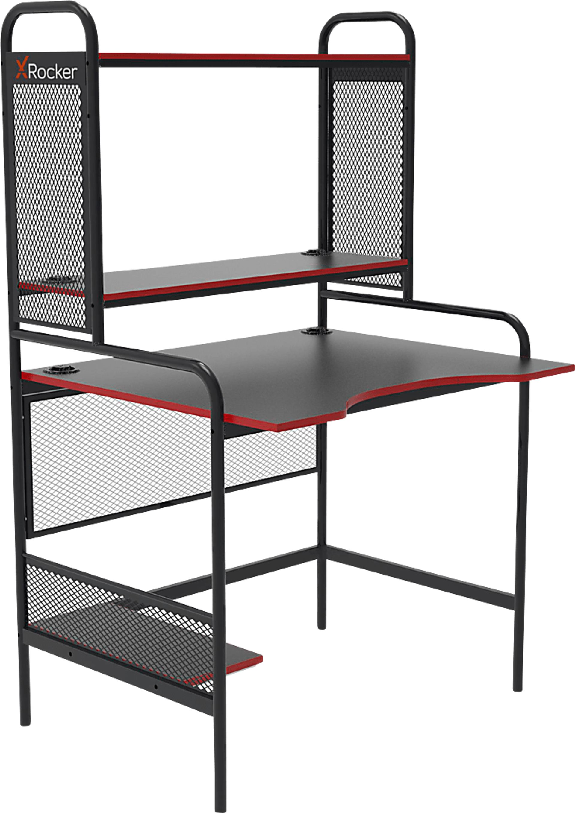 Kids Kaiis Black/Red Gaming Desk - Image 1