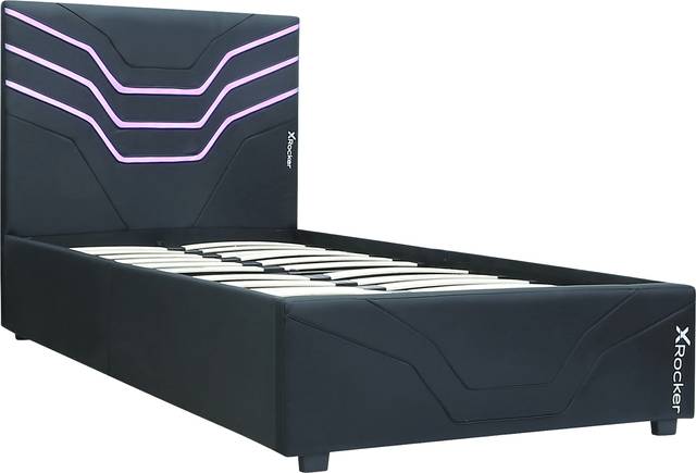Kids Kanako Black Twin RGB Gaming Bed - Thumbnail - Image 1