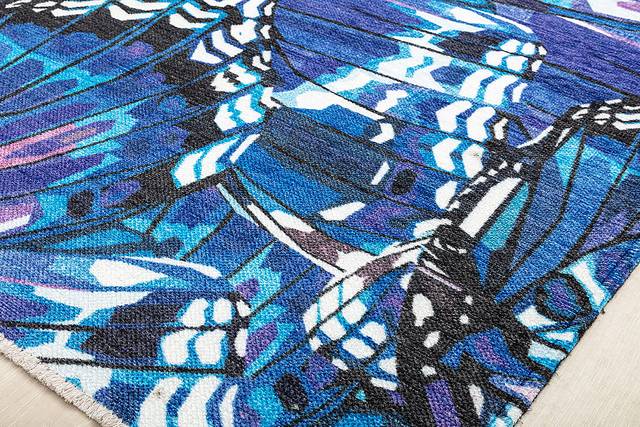 Kids Kapenyi Blue 5'3 x 7' Rug - Thumbnail - Image 5