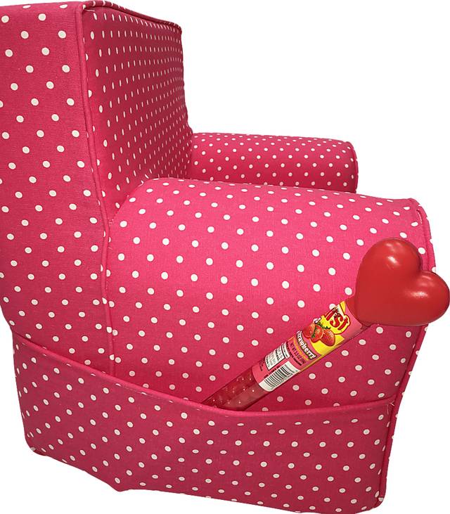 Kids Karlotta Pink Chair & Ottoman Set - Thumbnail - Image 7