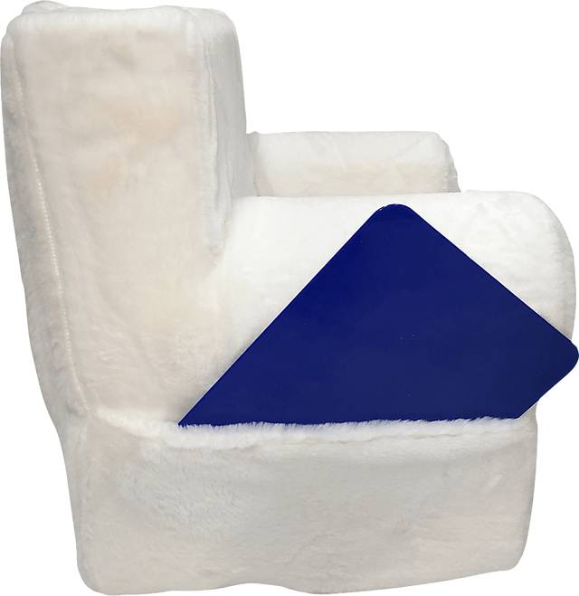 Kids Karlotta White Chair & Ottoman Set - Thumbnail - Image 4