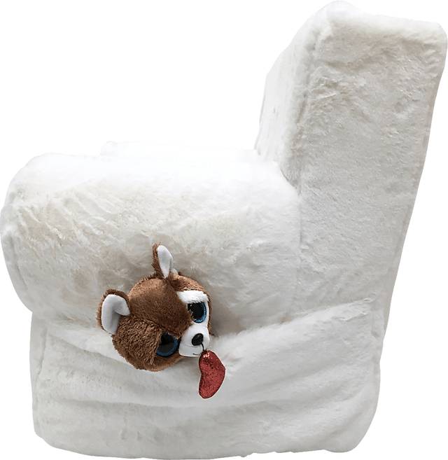 Kids Karlotta White Chair & Ottoman Set - Thumbnail - Image 5