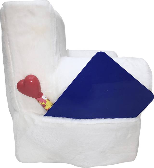 Kids Karlotta White Chair & Ottoman Set - Thumbnail - Image 6