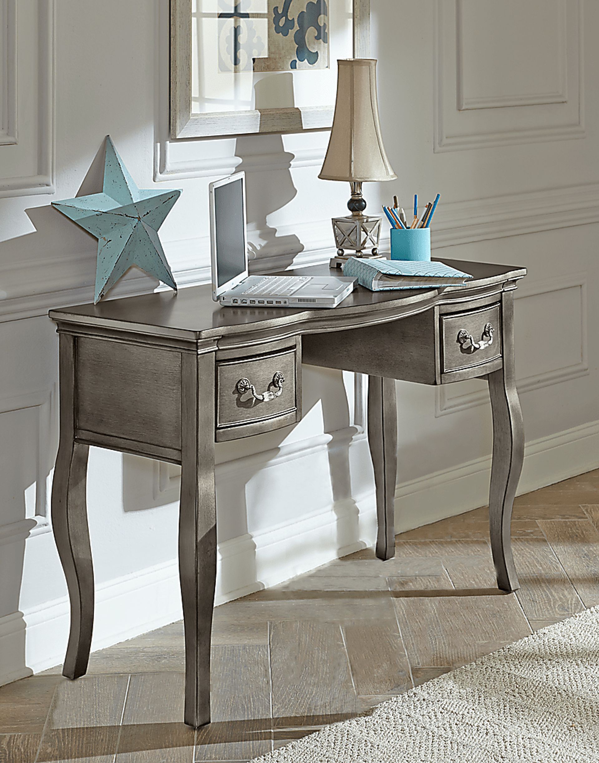 Kids Kasra Silver Desk - Image 2
