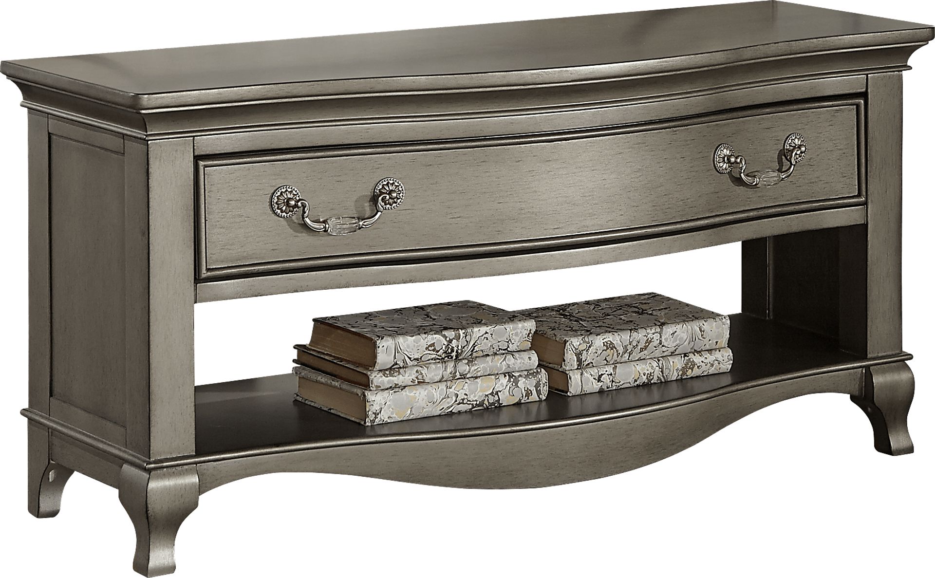 Kids Kasra Silver Dressing Bench - Image 1