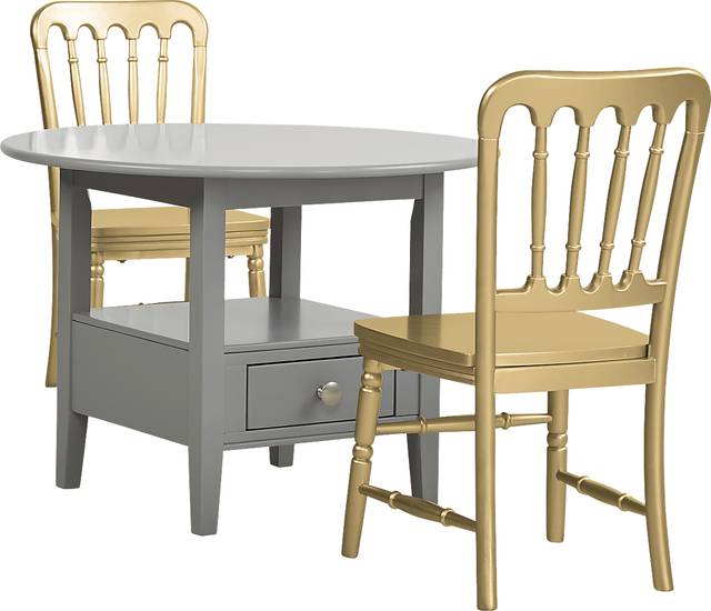 Kids Keagan Gray Table - Thumbnail - Image 1