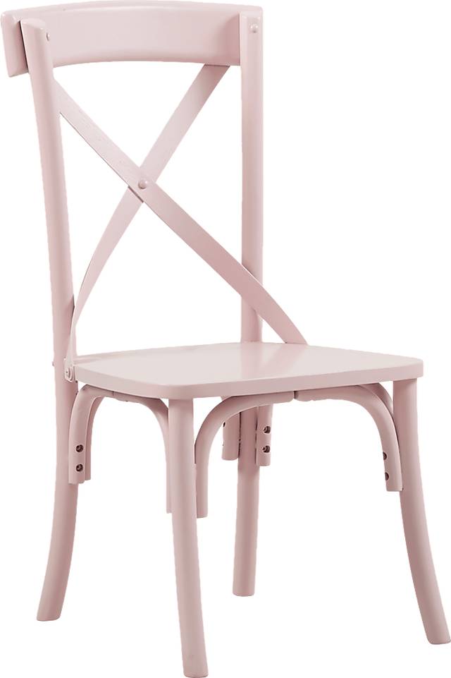 Kids Keagan Pink X-Back Chair - Thumbnail - Image 1